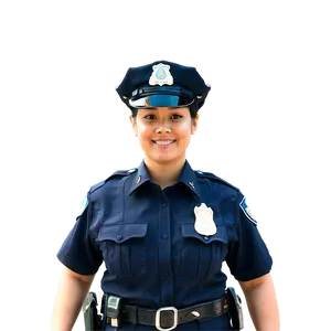Police Officer In Parade Uniform PNG 06252024 PNG
