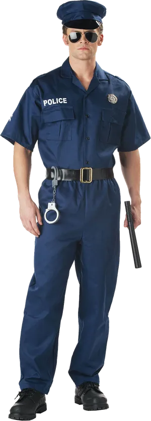 Police Officer Uniform Sunglasses PNG