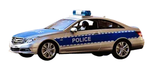 Police Patrol Car Mercedes Benz PNG image