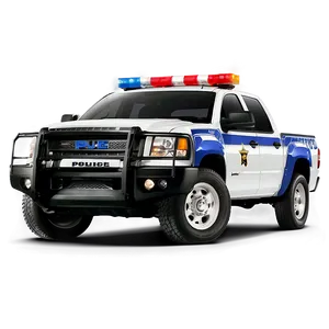 Police Pickup Truck PNG Yfi98
