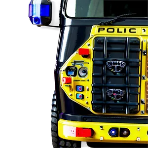 Police Swat Truck PNG 48