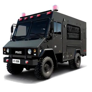 Police Swat Truck PNG Vwa1