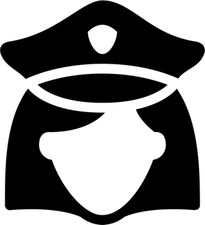 Policeman Icon Graphic PNG