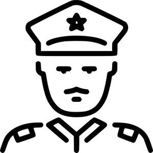 Policeman Icon Graphic PNG