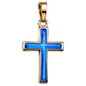 Polished Blue Cross PNG Ayi14 PNG