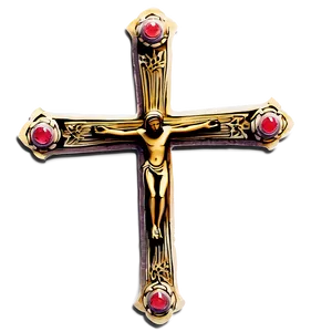 Polished Catholic Cross Arrangement PNG Vmb84 PNG