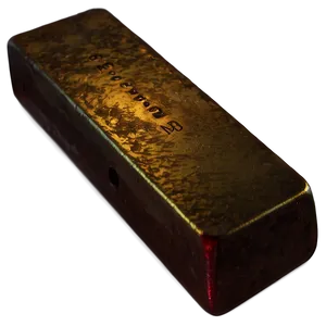 Polished Iron Ingot PNG Svb