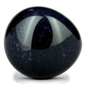 Polished Obsidian Gemstone Png 06272024 PNG image