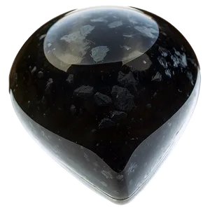 Polished Obsidian Gemstone Png Mon PNG image