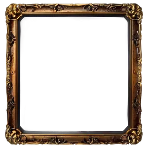 Polished Ornate Frame PNG Tir