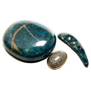 Polished River Rock Jewelry Png 06292024 PNG image