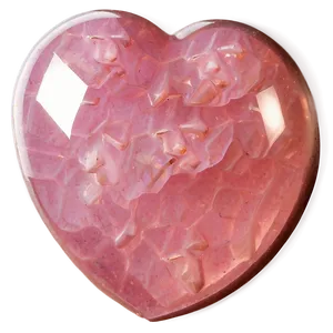 Polished Rose Quartz Heart PNG 06272024