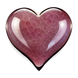 Polished Rose Quartz Heart PNG Mws