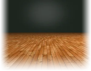 Polished Wooden Floor Spotlight