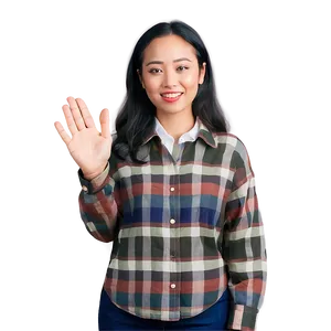 Polite Person Waving Png Njc PNG image