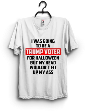 Political Humor Halloween T Shirt Design PNG image