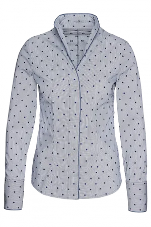 Polka Dot Blue Shirt PNG image