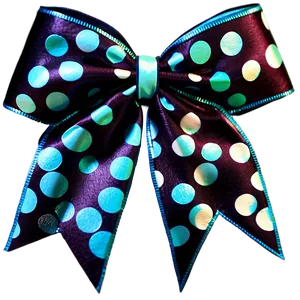 Polka Dot Cheer Bow Png Cub PNG image