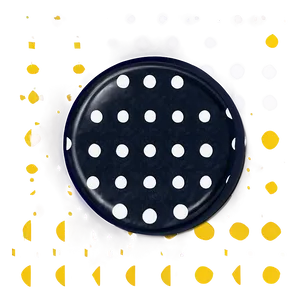 Polka Dot Circle Sticker PNG 06282024