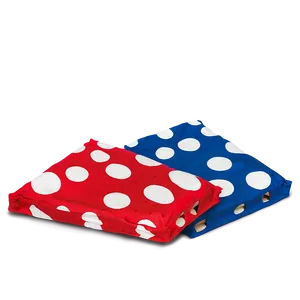 Polka Dot Cornhole Bag PNG Xeg