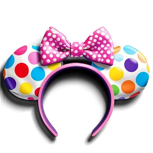 Polka Dot Disney Ears PNG Whe53 PNG