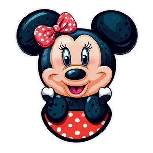 Polka Dot Minnie Mouse Design Png Lpx34 PNG image