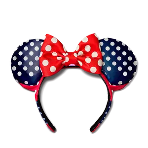 Polka Dot Minnie Mouse Ears Png 77 PNG image