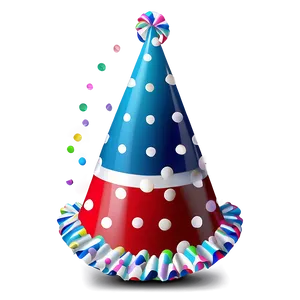 Polka Dot Party Hat Png 05042024 PNG image