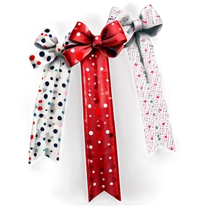 Polka Dot Red Bow Png 28 PNG image