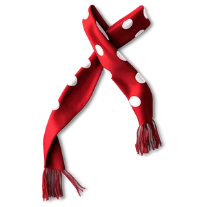 Polka Dot Red Scarf Png 20 PNG image