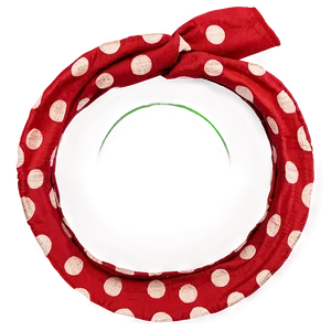 Polka Dot Red Scarf Png Rqx PNG image