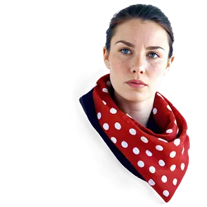 Polka Dot Red Scarf Png Wbe90 PNG image