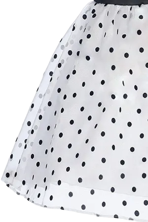 Polka Dot Skirt Fashion PNG image