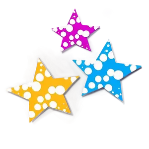 Polka Dot Stars Transparent PNG 47 PNG