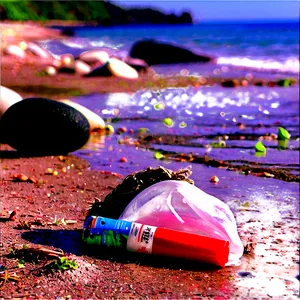 Polluted Beach Cleanup PNG Arb PNG