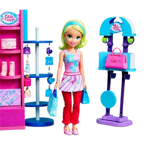 Polly Pocket City Shopping Spree PNG Tec