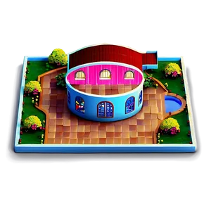 Polly Pocket Dream House Png 06282024 PNG image