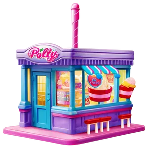 Polly Pocket Ice Cream Shop PNG Cdx PNG
