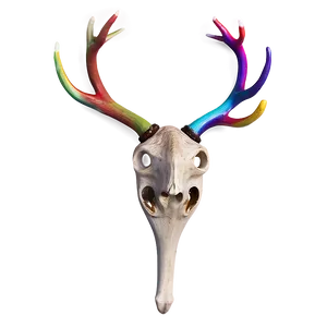 Polychromatic Deer Antler PNG 52