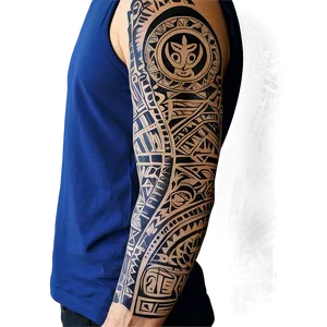 Polynesian Tattoo Sleeve Png 06122024 PNG image