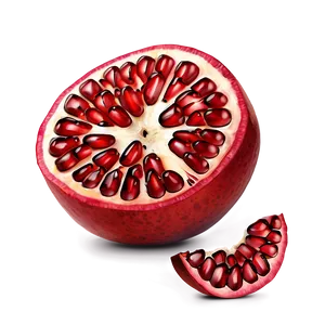 Pomegranate Fruit Slice Png Aty PNG image
