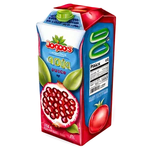 Pomegranate Juice Box PNG Lmx80