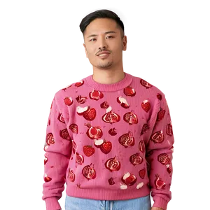 Pomegranate Pink Sweater PNG Mav89 PNG