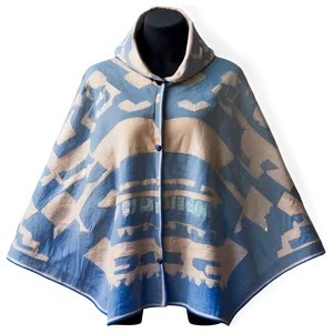 Poncho In Minimalist Design PNG 06272024 PNG