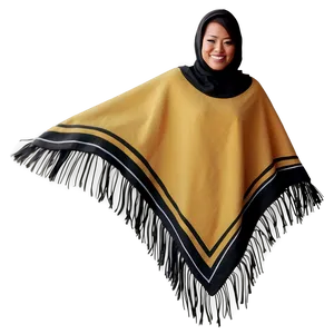Poncho In Minimalist Design PNG 06272024 PNG