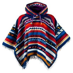 Poncho In Minimalist Design PNG Auq PNG
