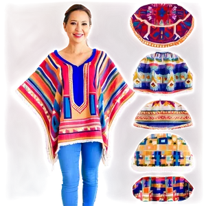 Poncho Outfit Idea PNG Wrh