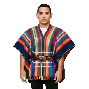 Poncho With Belt PNG 06272024