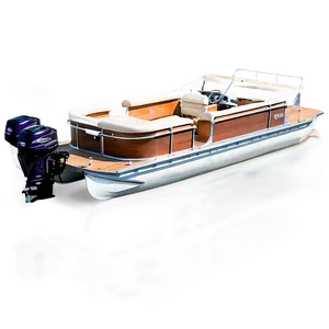 Pontoon Boat A PNG image