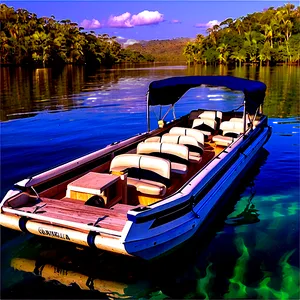 Pontoon Boat Adventures Png 89 PNG image